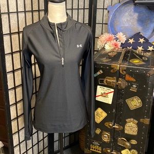 - Under Armour Black 3/4 Zip Pullover Sweatshirt
